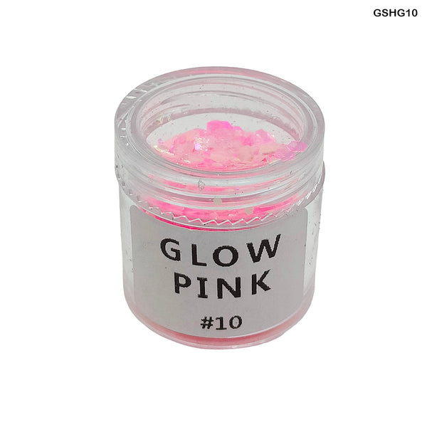 Shimmer Crystals Glow Pink for Resin Art