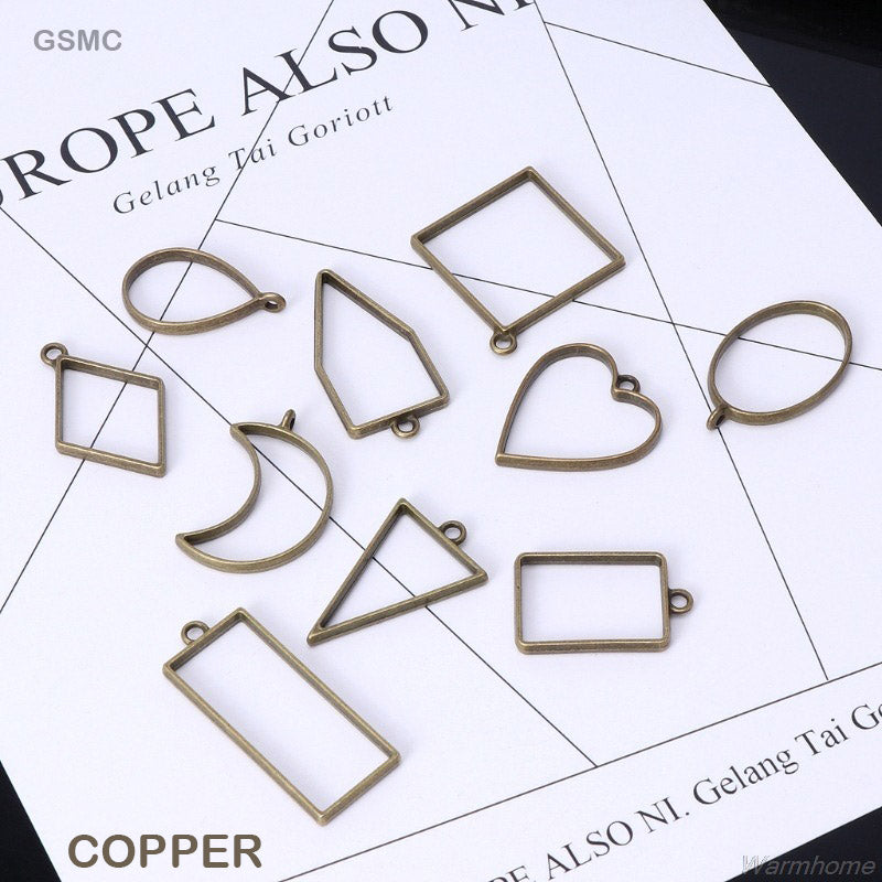 GSMC Bezels MixShapes Copper 10pc
