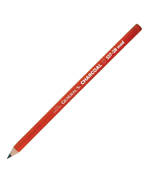 Generals Black Charcoal Pencil 2B