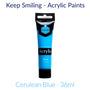 Keep Smiling Acrylic Colour Cerulean Blue 36ml