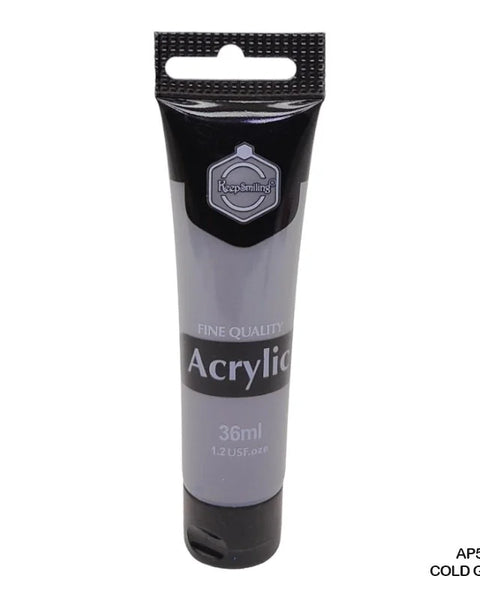 Keep Smiling Acrylic Colour Cold Grey 36ml