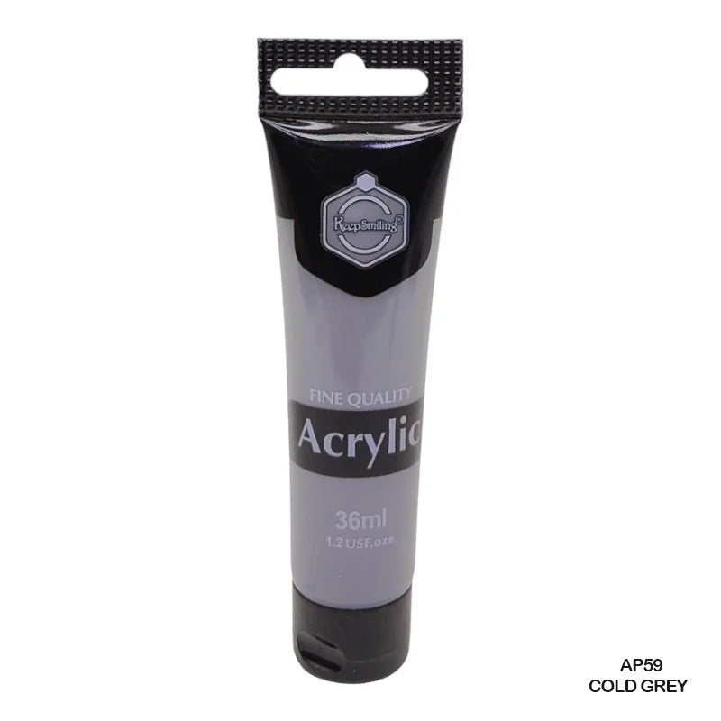 Keep Smiling Acrylic Colour Cold Grey 36ml
