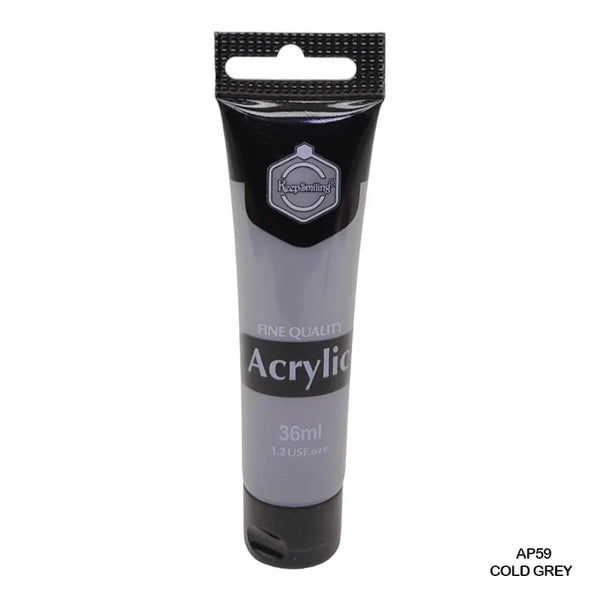 Keep Smiling Acrylic Colour Cold Grey 36ml