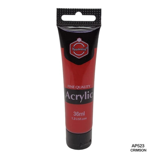 Keep Smiling Acrylic Colour Crimson 36ml