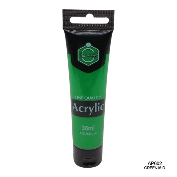 Keep Smiling Acrylic Colour Green Mid 36ml