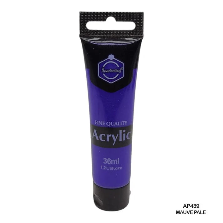 Keep Smiling Acrylic Colour Mauve Pale 36ml