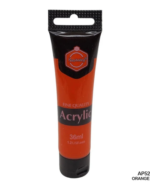 Keep Smiling Acrylic Colour Orange Red 36ml