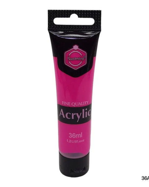 Keep Smiling Acrylic Colour Pink 36ml