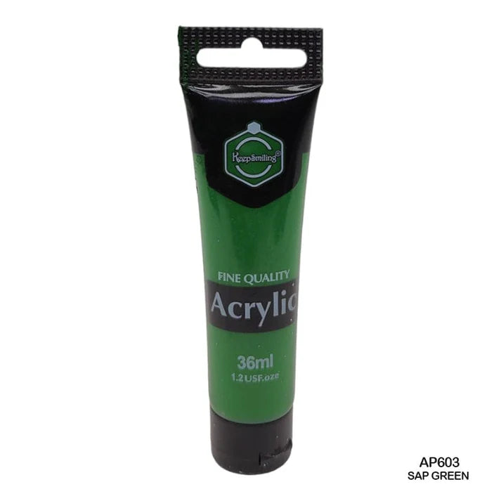Keep Smiling Acrylic Colour Sap Green 36ml