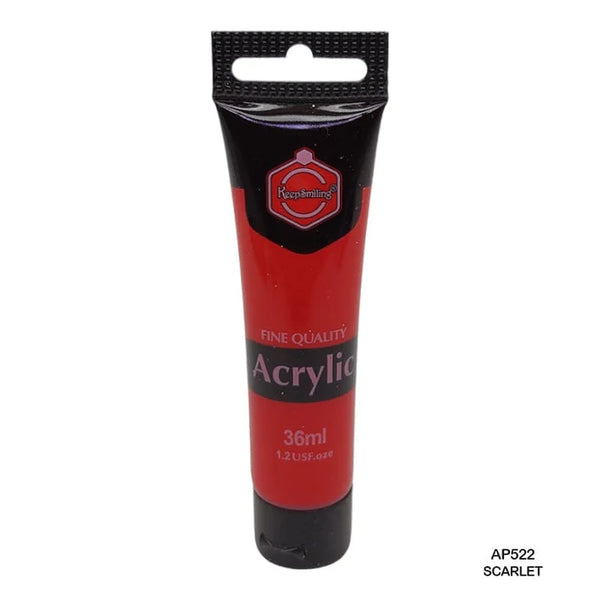 Keep Smiling Acrylic Colour Scarlet 36ml