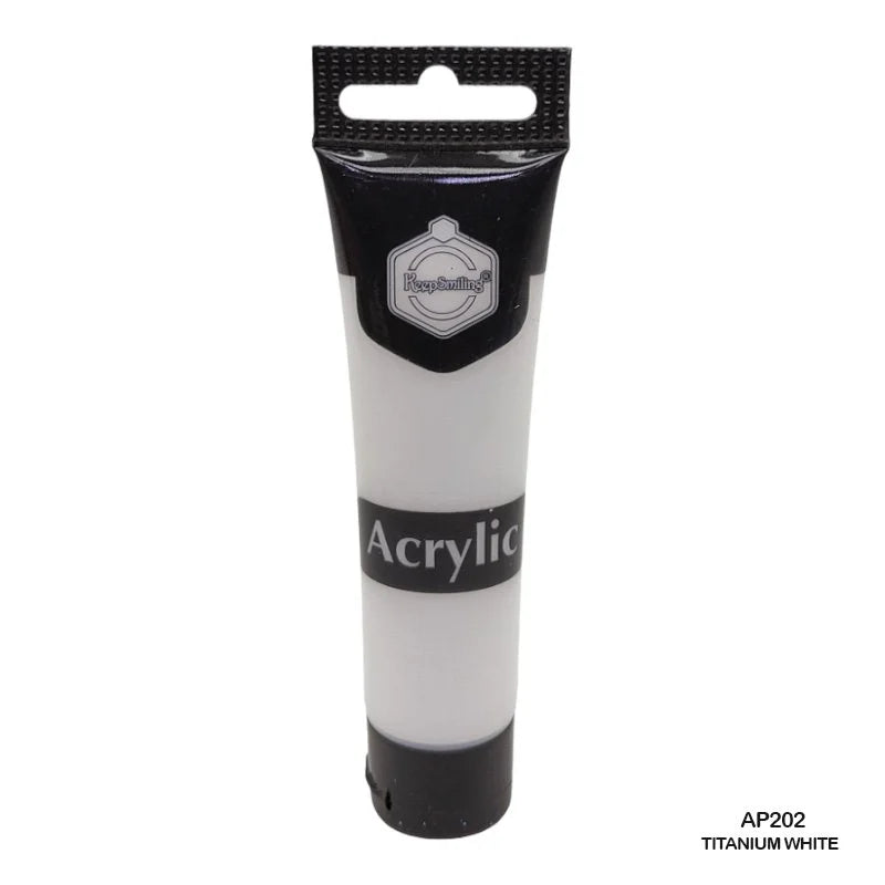 Keep Smiling Acrylic Colour Titanium White 36ml