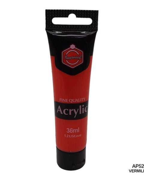 Keep Smiling Acrylic Colour Vermillion 36ml