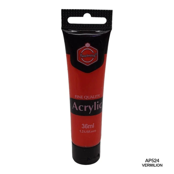 Keep Smiling Acrylic Colour Vermillion 36ml