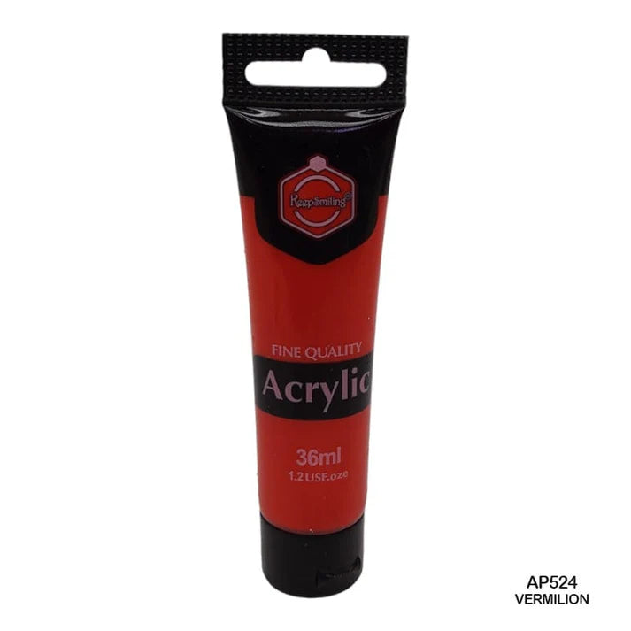 Keep Smiling Acrylic Colour Vermillion 36ml