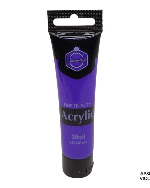 Keep Smiling Acrylic Colour Violet 36ml