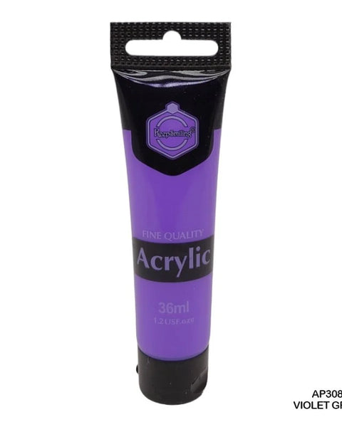 Keep Smiling Acrylic Colour Violet Grey 36ml