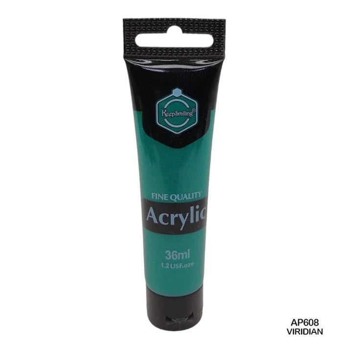 Keep Smiling Acrylic Colour Viridian 36ml