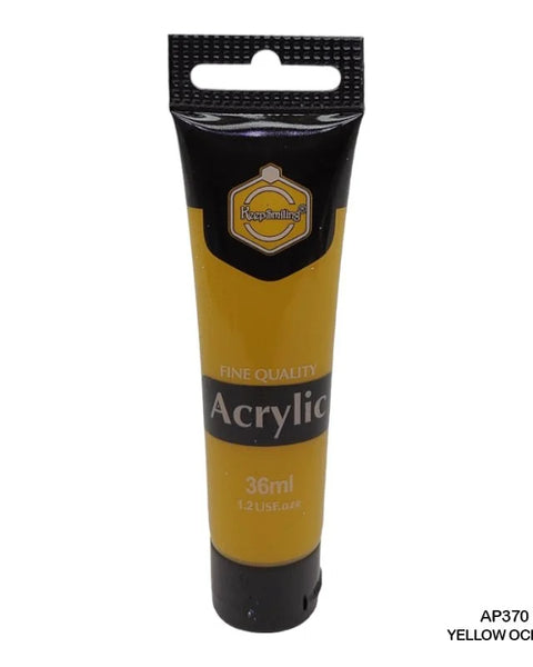 Keep Smiling Acrylic Colour Yellow Ochre 36ml