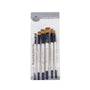Keep Smiling Flat Brush Set of 6 Oil, Acrylic, Watercolour, Goauche, Poster
