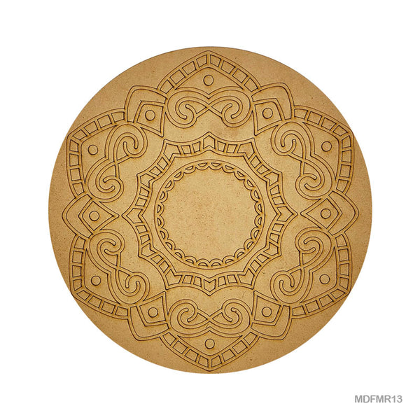 MDF Mandala CutOut MR13 3mmX10in