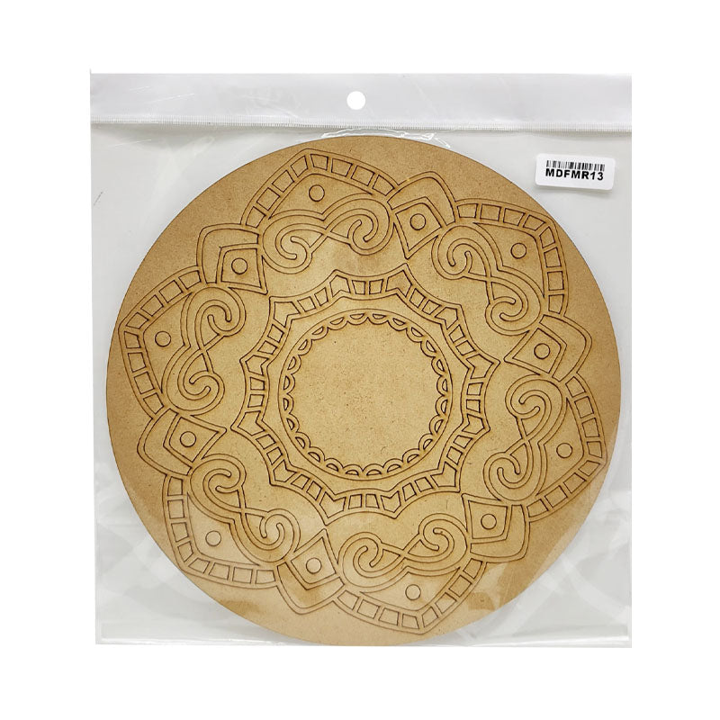 MDF Mandala CutOut MR13 3mmX10in