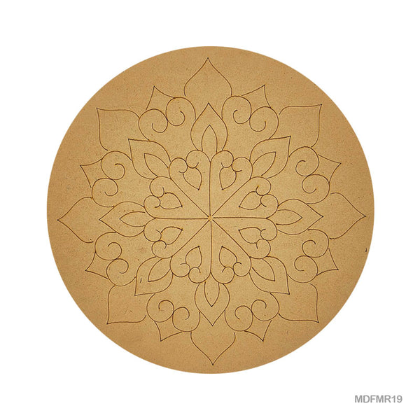 MDF Mandala CutOut MR19 3mmX10in