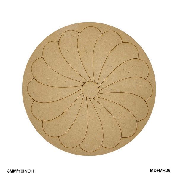 MDF Mandala CutOut MR26 3mmX12in