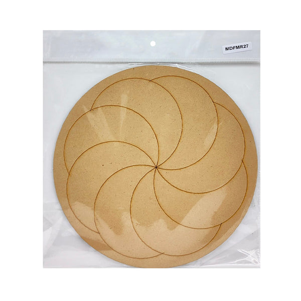 MDF Mandala Cutout MR27 3mmX10in