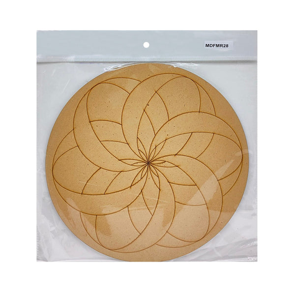 MDF Mandala CutOut MR28 3mmX10in