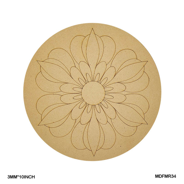 MDF Mandala CutOut MR34 3mmX10in
