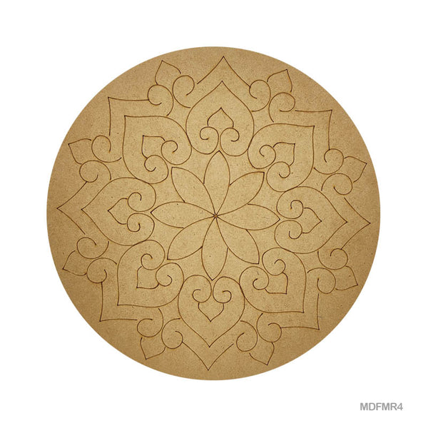 MDF Mandala CutOut MR4 3mmX10in