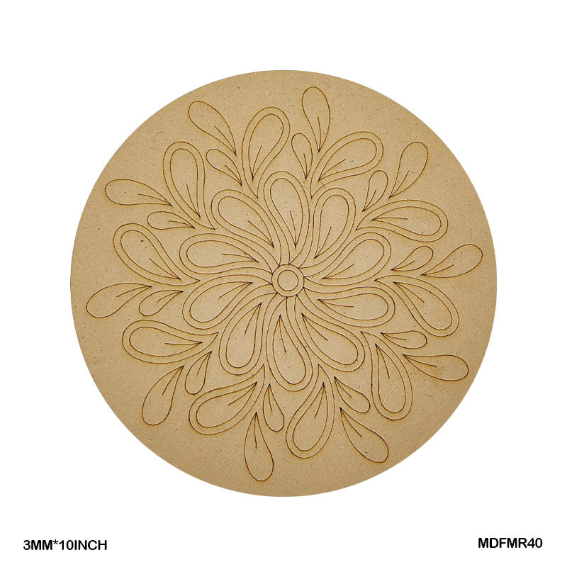 MDF Mandala CutOut MR40 3mmX10in