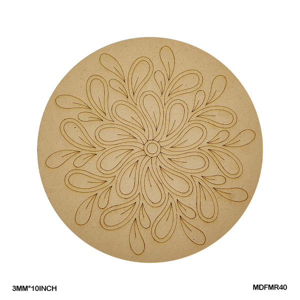 MDF Mandala CutOut MR40 3mmX10in