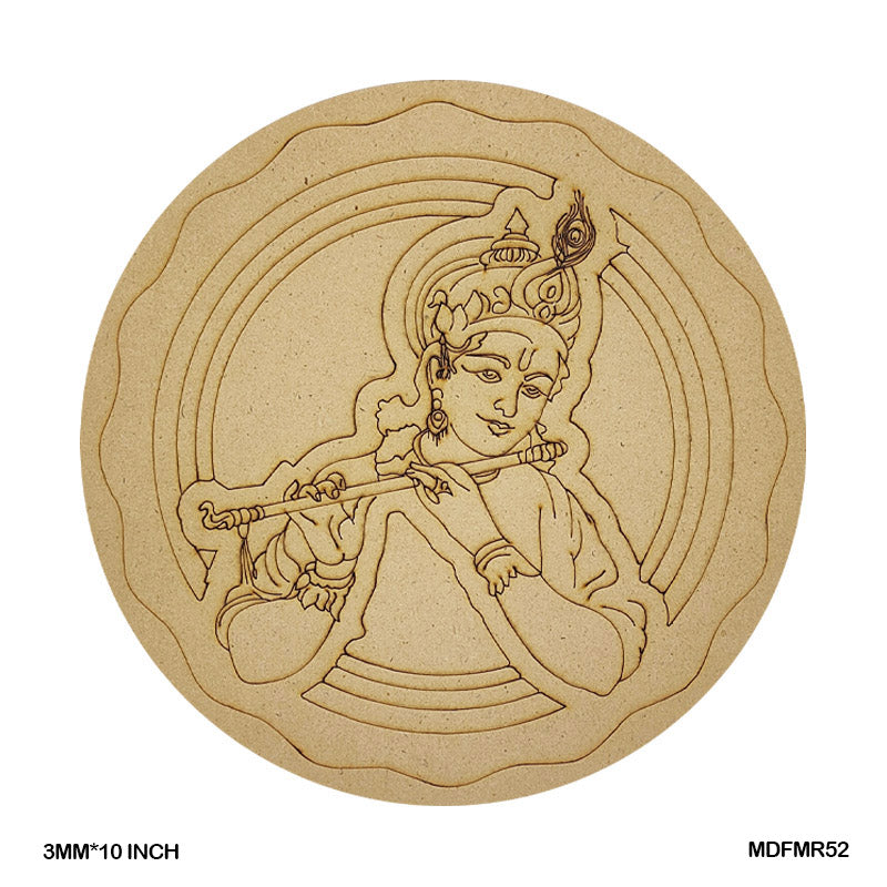MDF Mandala CutOut MR52 3mmX10in