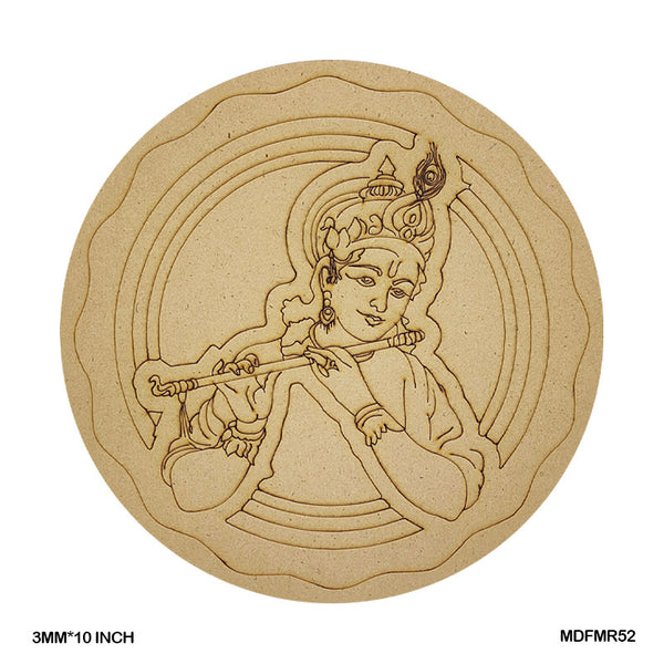 MDF Mandala CutOut MR52 3mmX10in