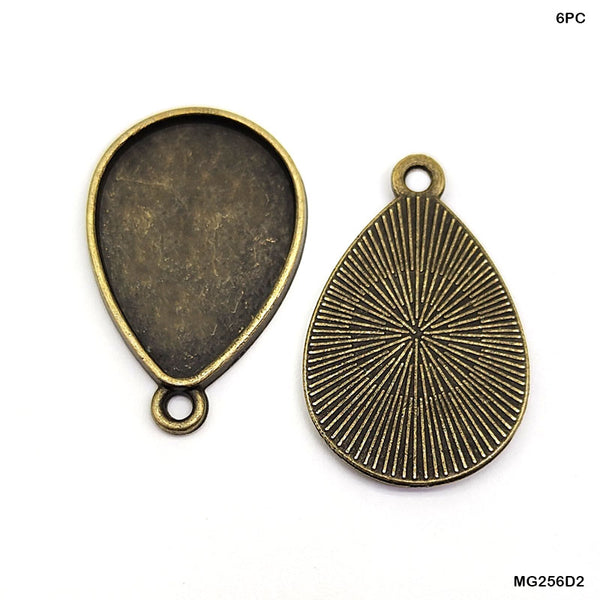 MG256D2 Drop Shape Metal Copper 6pc