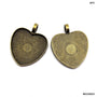 MG256D3 Heart Shape Metal Copper 6pc