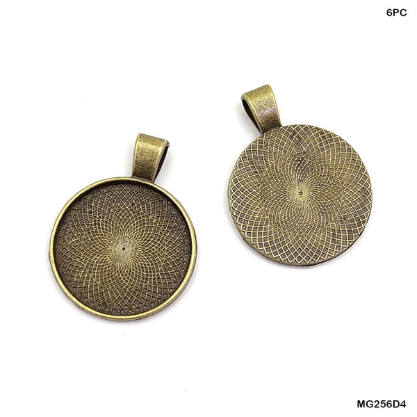 MG256D4 Round Shape Metal Copper 6pc