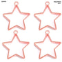 MG256G3 Bezels Star Shape RoseGold 5pc