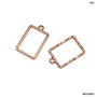 MG256W1 Bezels Rectangle RoseGold 5pc