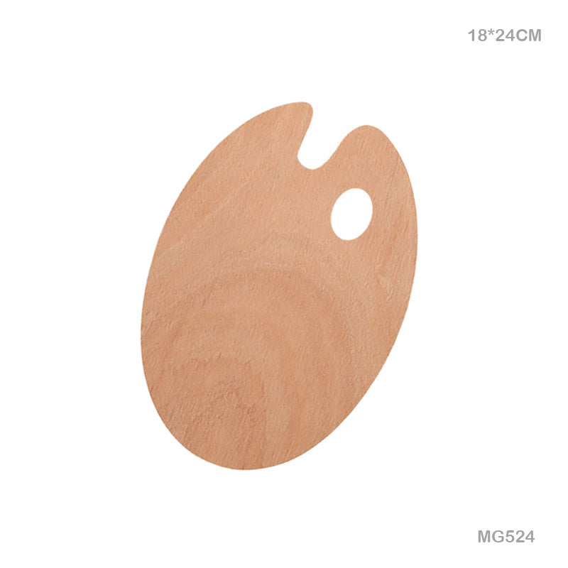 Painting Palette Wooden Oval 18X24