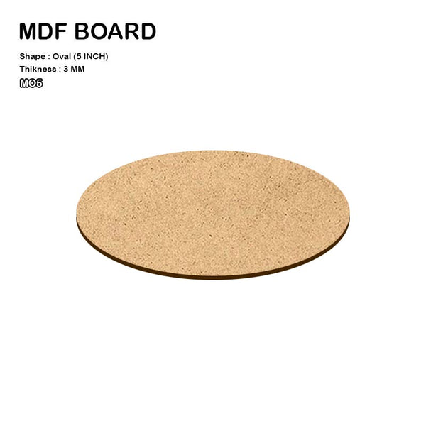 MDF Oval 5 inches pack of 4