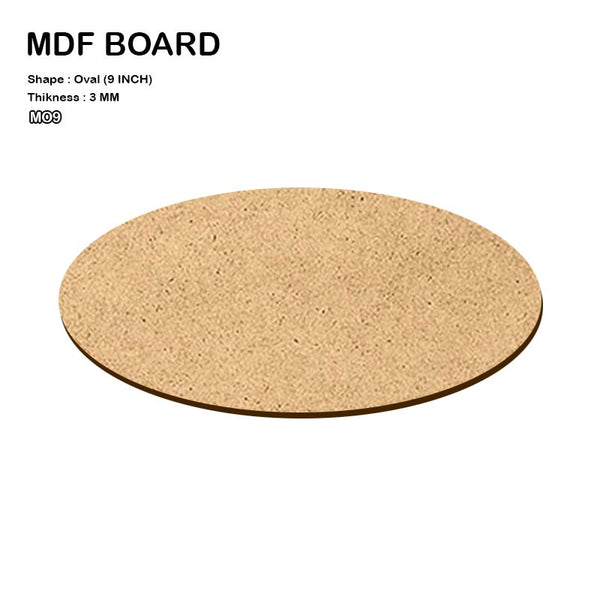 MDF Oval 9 inches pack of 3