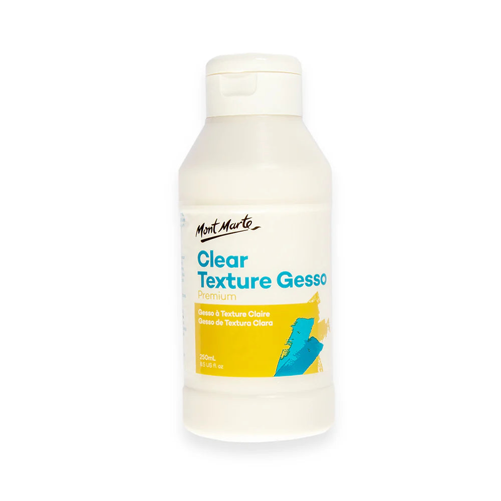 Mont Marte Texture Gesso Clear 250ml