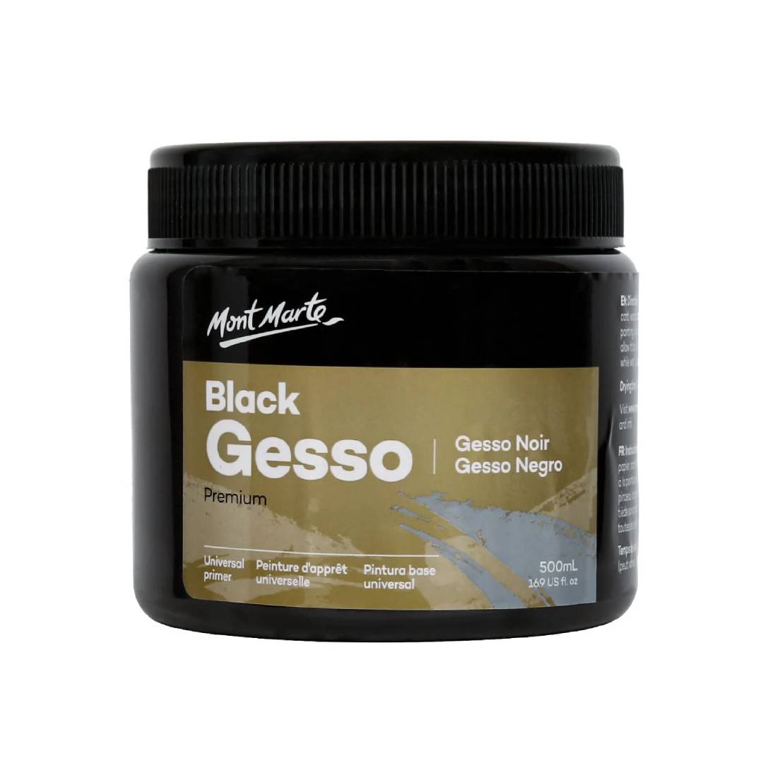 Mont Marte Black Gesso Black 500ml