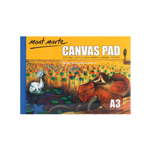 Mont Marte Canvas Pad White A3