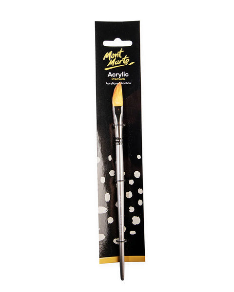 Mont Marte Dagger Brush Size 3/8, Short Handle, Brushes