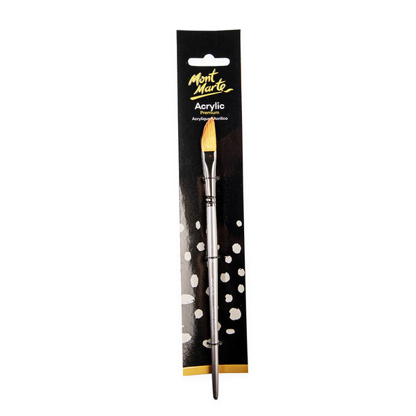 Mont Marte Dagger Brush Size 3/8, Short Handle, Brushes
