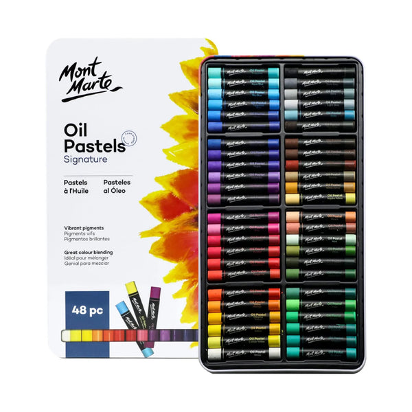 Mont Marte Oil Pastels Set of 48 Shades