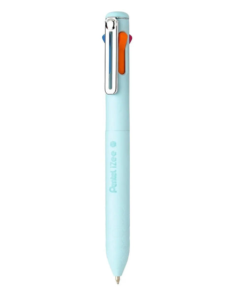 Pentel 4 in 1 Pen Light Blue Click Pens 0.7